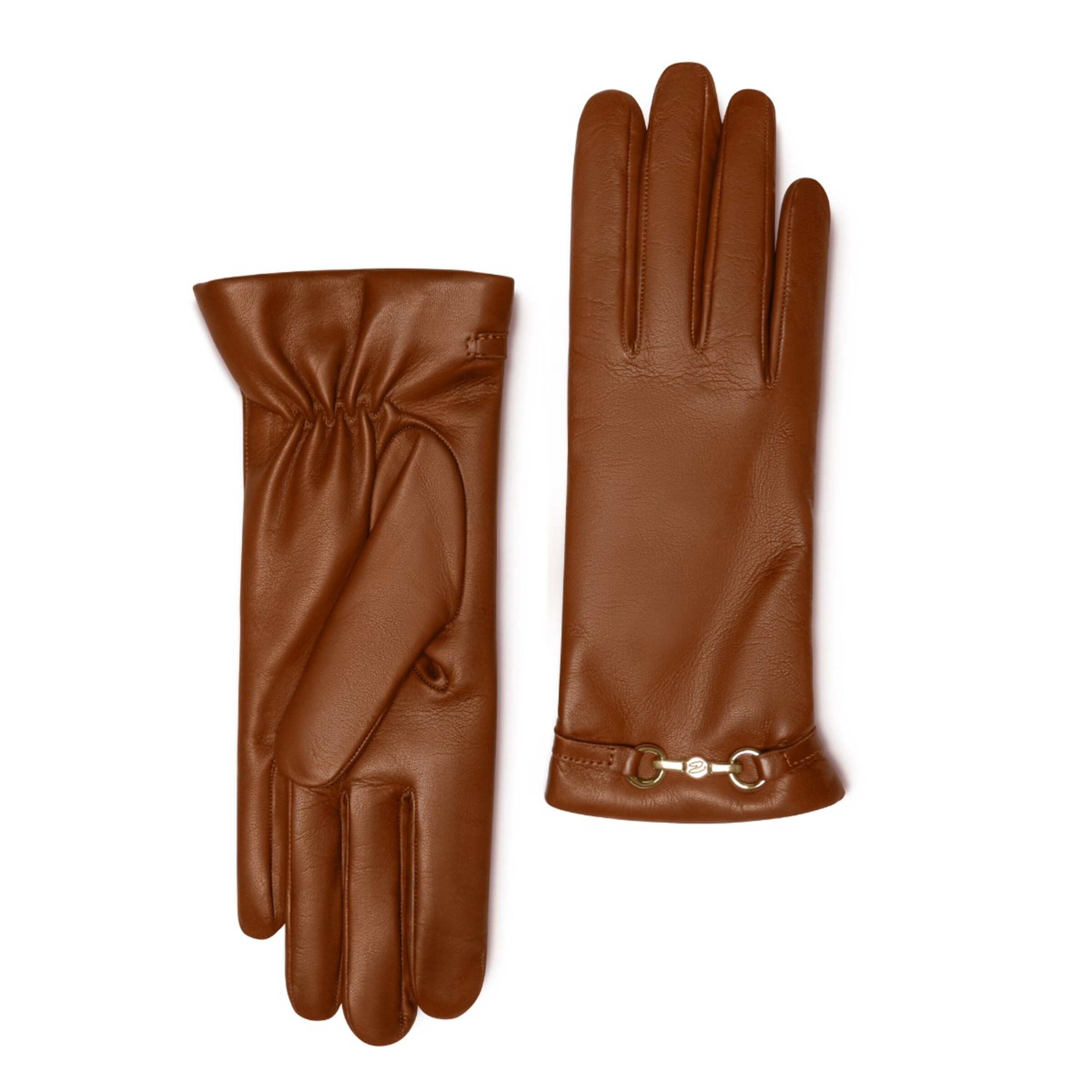 Isabel Bernard Full finger gloves in Brown