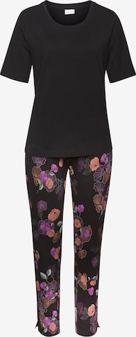 Pyjama VIVANCE en noir : devant
