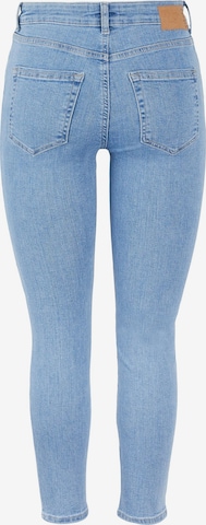 PIECES Skinny Jeans 'Delly' in Blauw