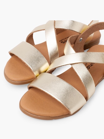 Sandales Pisamonas en beige