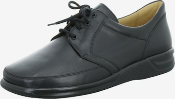 Chaussure à lacets 'Schnürschuh Herren 256701-0100 Echtleder in schwarz' Ganter en noir : devant