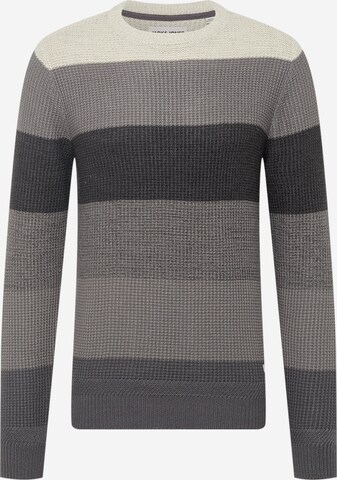 JACK & JONES Sweter 'Orion' w kolorze szary: przód