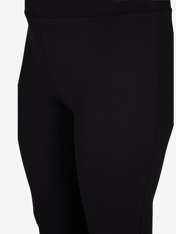 Zizzi Skinny Leggings 'Winola' in Schwarz