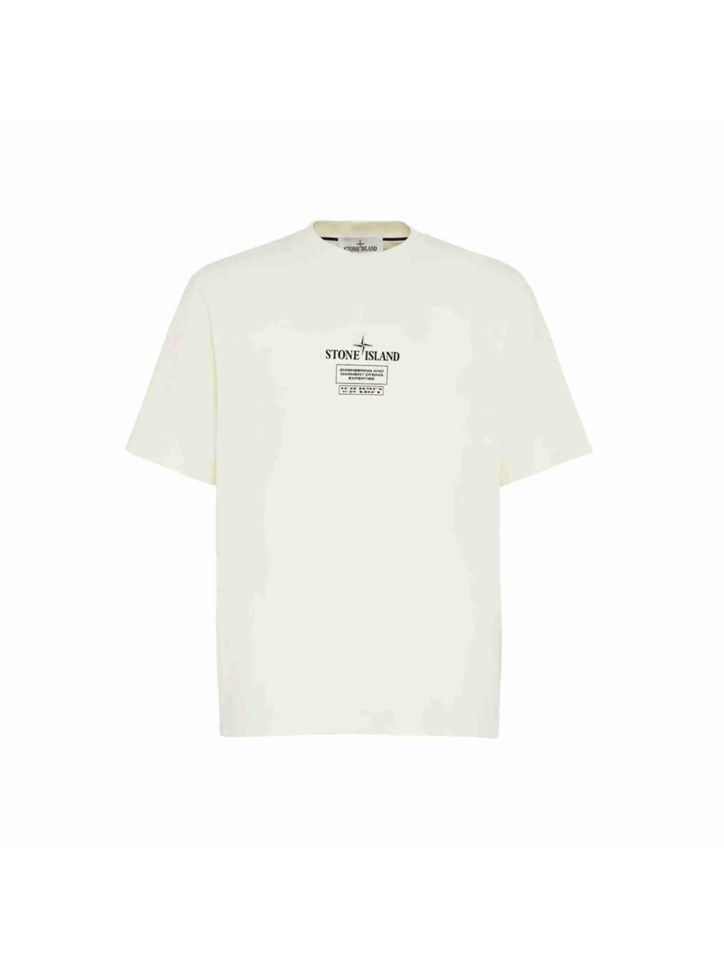 Stone Island Shirt 'Compass Logo' in Beige: front