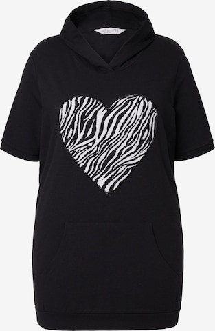 MIAMODA Sweatshirt in Black: front