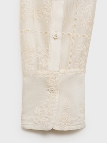 MANGO Blouse 'Aurelia' in Beige