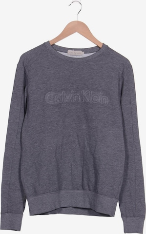 Calvin Klein Jeans Sweatshirt & Zip-Up Hoodie in S in Grey: front