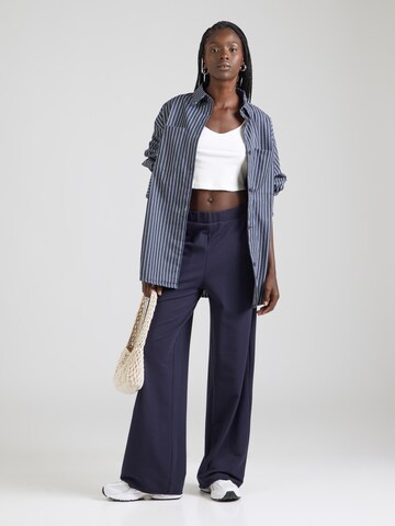 Wide leg Pantaloni di s.Oliver in blu