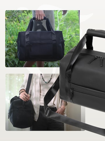 TRAVEL DUDE - Bolsa de fin de semana 'Travel Bag, Cabin Bag, Reisetasche 40x20x25 cm, Sporttasche, Gymbag' en negro
