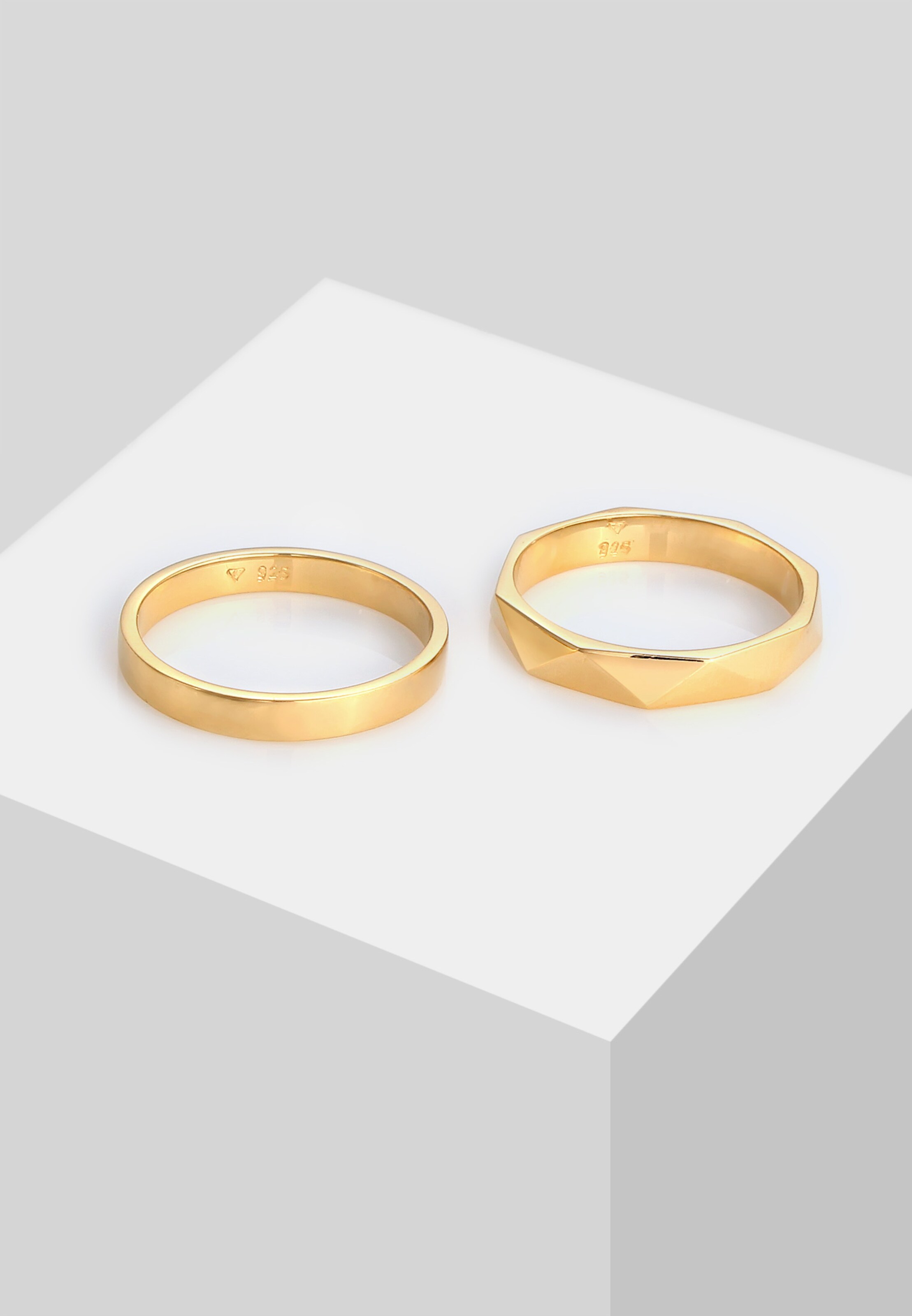 ELLI Ring 'Geo' in Goud