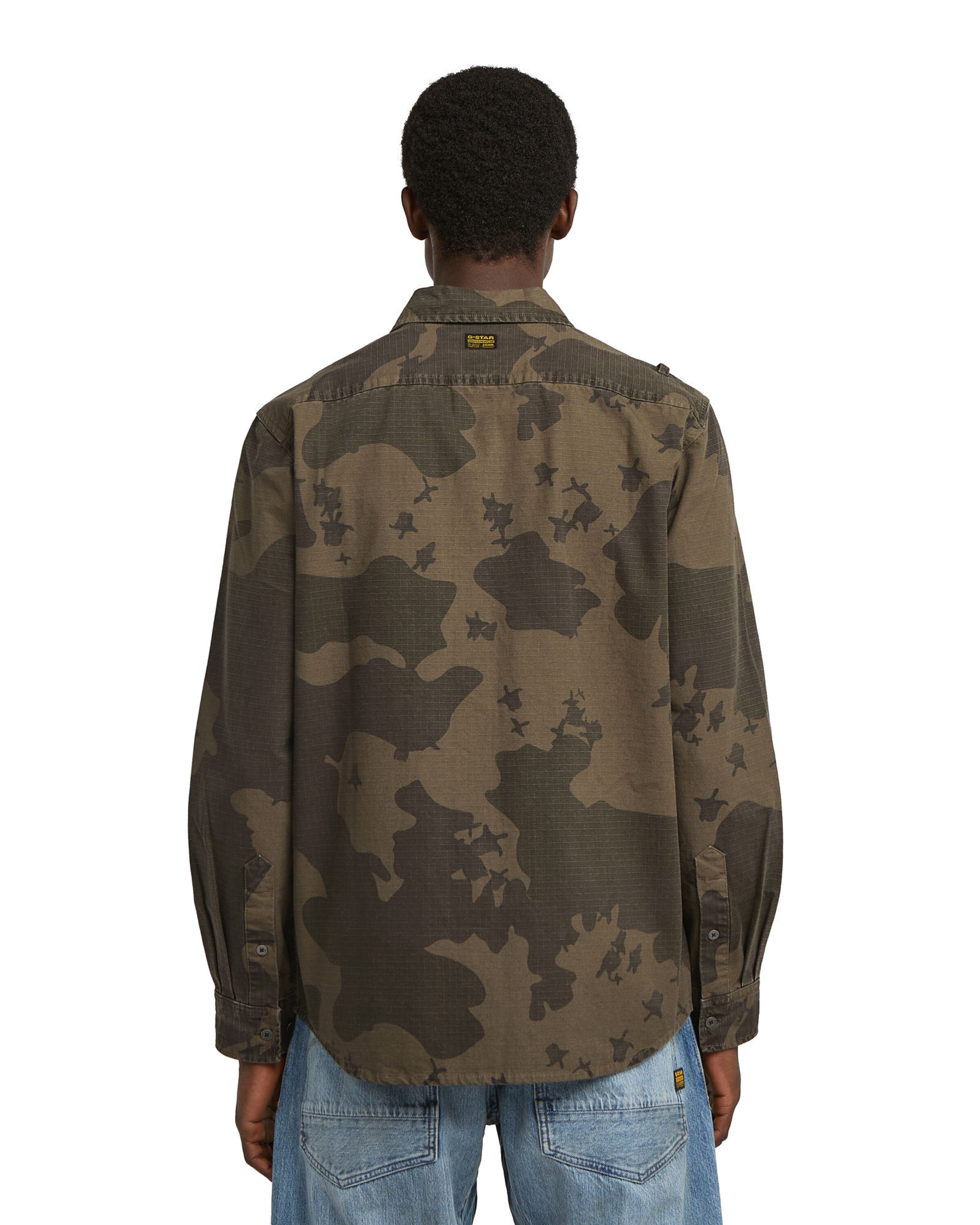 G-STAR Regular fit Button Up Shirt in Green