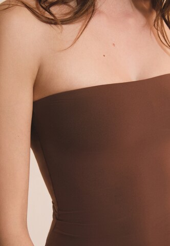 Maglietta intima 'Pure Soft' di ETAM in marrone