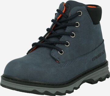 Lumberjack Boots in Blue: front