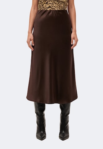 Hailys Skirt 'Na44la' in Brown: front