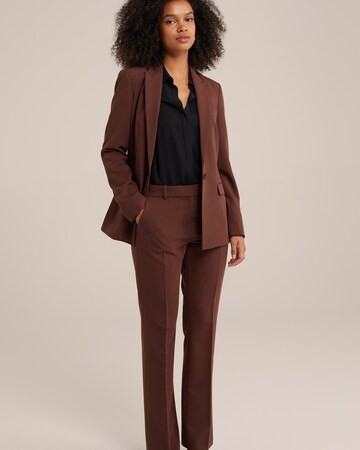 WE Fashion Boot cut Trousers in Brown