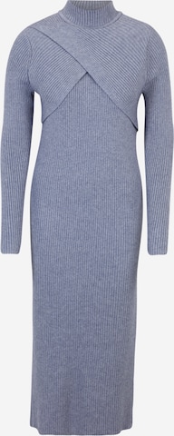 OBJECT Tall Knitted dress 'CARRIE' in Blue: front