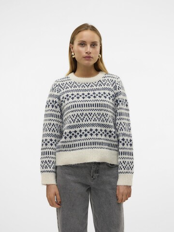 Pull-over 'KAIRA' VERO MODA en beige : devant