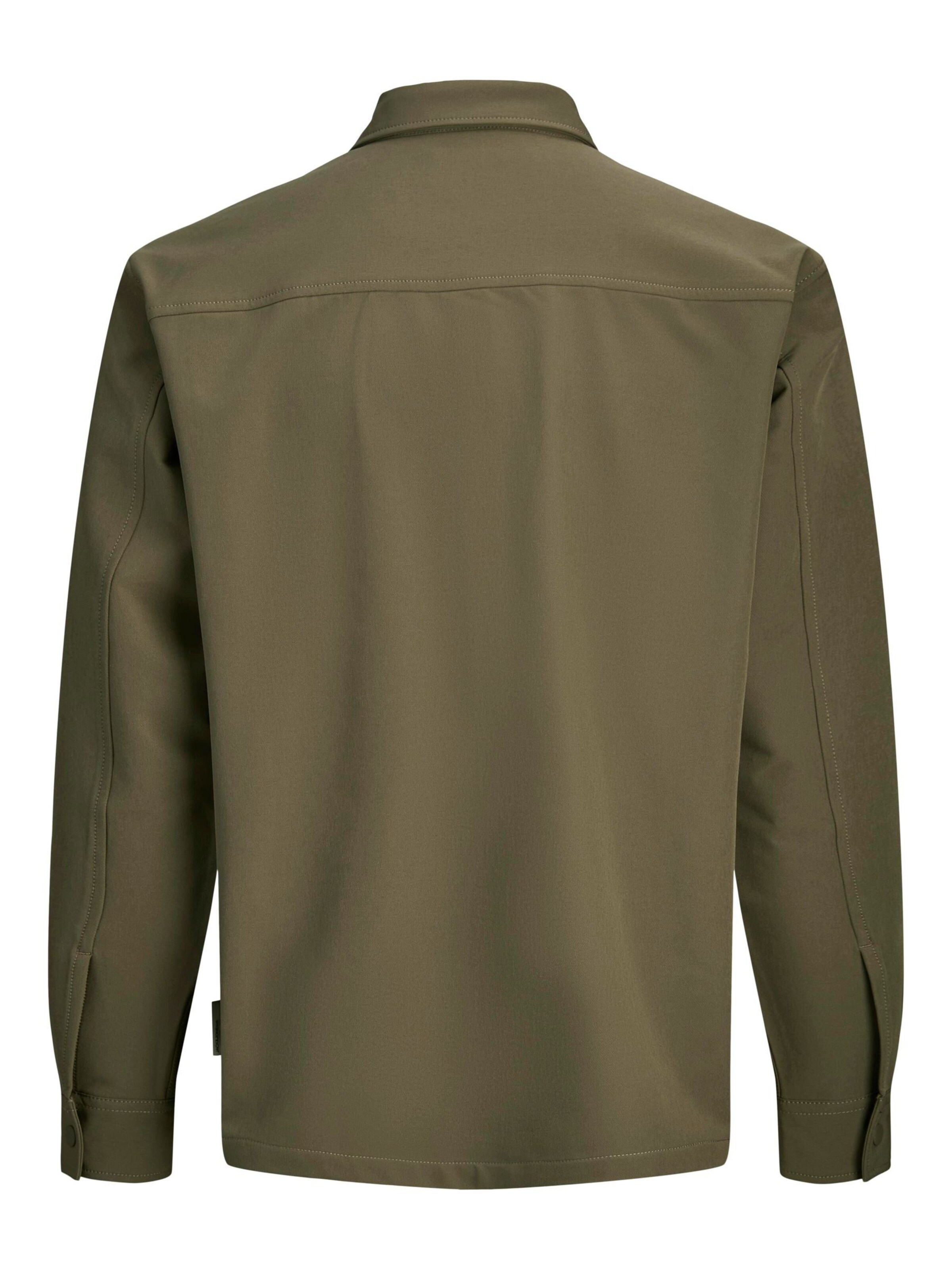 JACK & JONES Comfort fit Button Up Shirt in Green