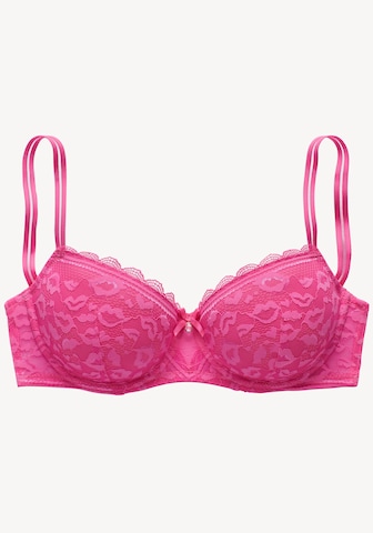 VIVANCE Push-up Bra in Pink: front