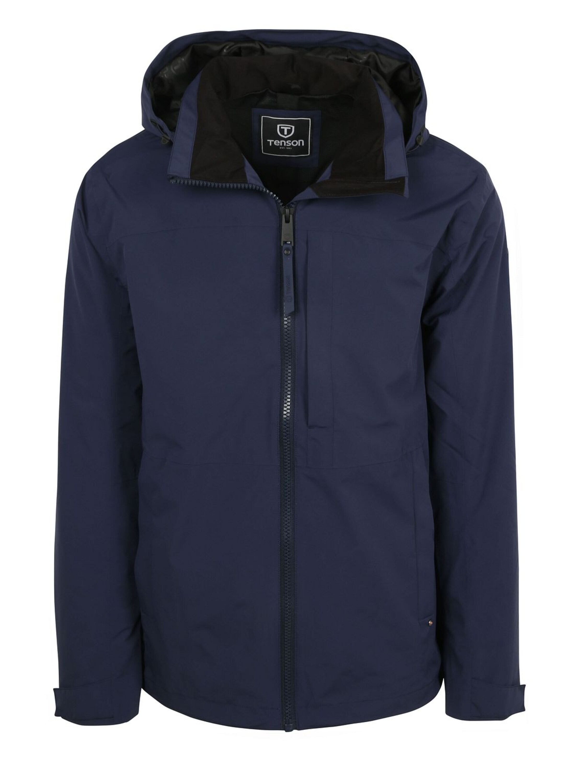 TENSON Winterjas 'Dustin' in Blauw: voorkant