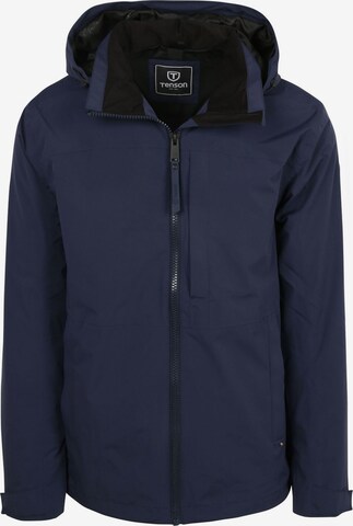 TENSON Winterjas 'Dustin' in Blauw: voorkant