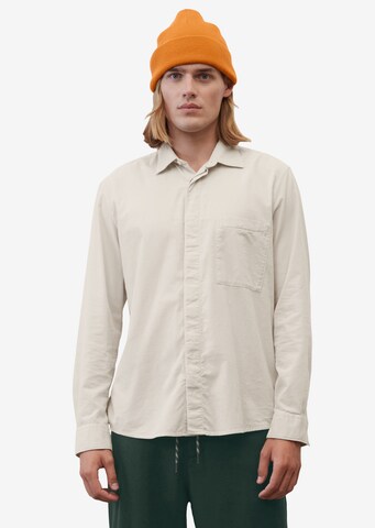 Marc O'Polo Regular fit Overhemd in Beige: voorkant