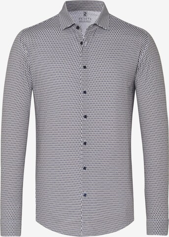 DESOTO Slim fit Button Up Shirt 'Kent' in Grey: front