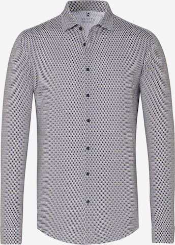 DESOTO Slim fit Button Up Shirt 'Kent' in Grey: front