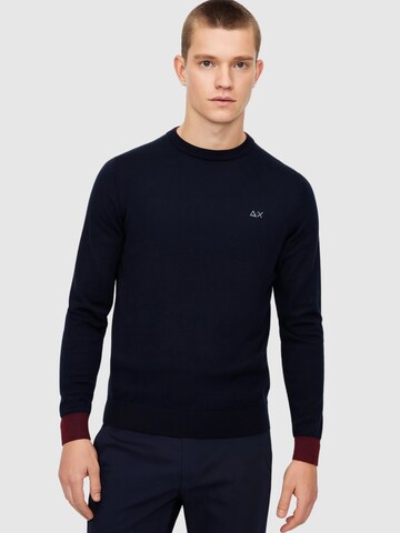 SUN68 - Jersey 'K45143' en azul: frente
