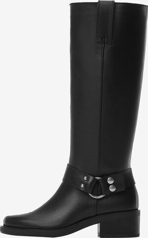 MANGO Stiefel 'Sonar' in Schwarz: predná strana