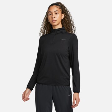 NIKE Functioneel shirt 'SWIFT ELEMENT' in Zwart: voorkant