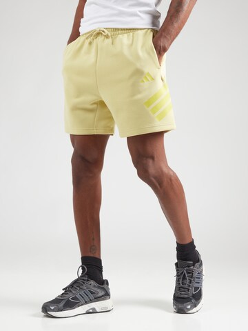 Regular Pantalon de sport 'Future Icons' ADIDAS SPORTSWEAR en jaune : devant
