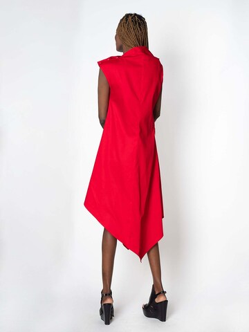 Robe de cocktail Metamorphoza en rouge