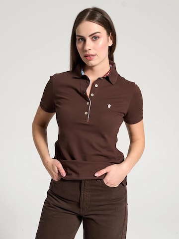 Maglietta 'Camille' di NOWIHT in marrone