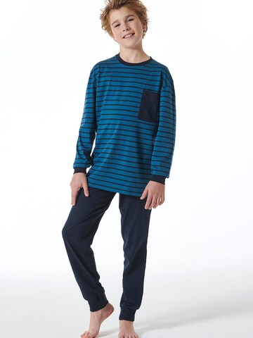 SCHIESSER - Pijama ' Nightwear ' en verde