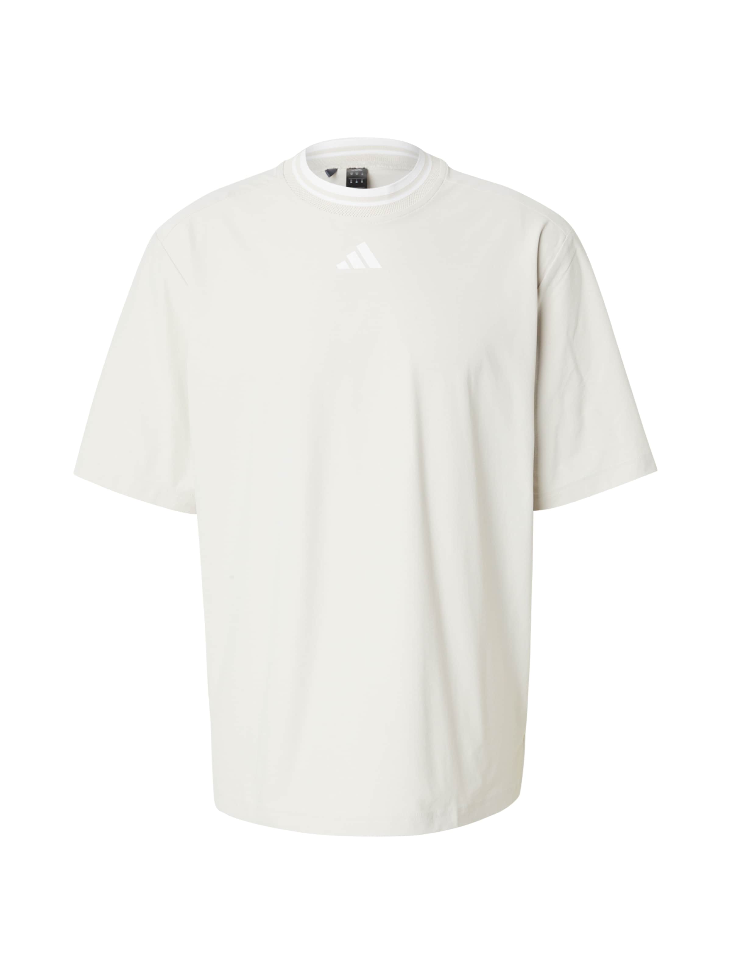 ADIDAS PERFORMANCE Функционална тениска 'Beyond Mock' в бежово: отпред