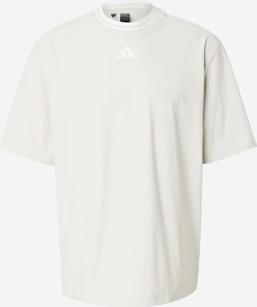 ADIDAS PERFORMANCE Toiminnallinen paita 'Beyond Mock' värissä beige: etupuoli