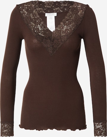 T-shirt rosemunde en marron : devant