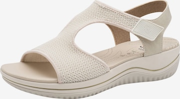 JANA Sandal in Beige: front