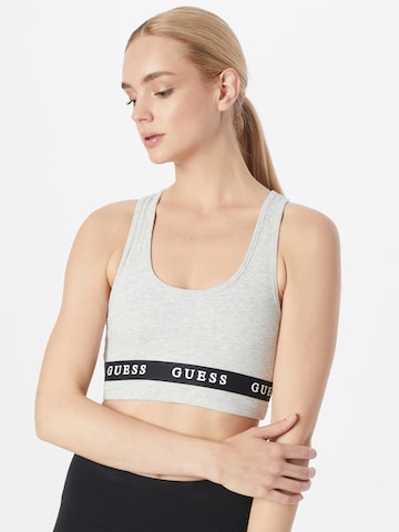 GUESS - Push-up Sujetador deportivo 'Aline' en gris: frente