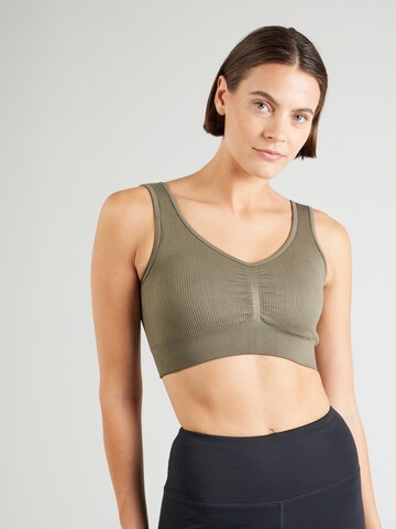 ONLY PLAY Bralette Sports Bra 'ONPDIMA-2' in Green: front