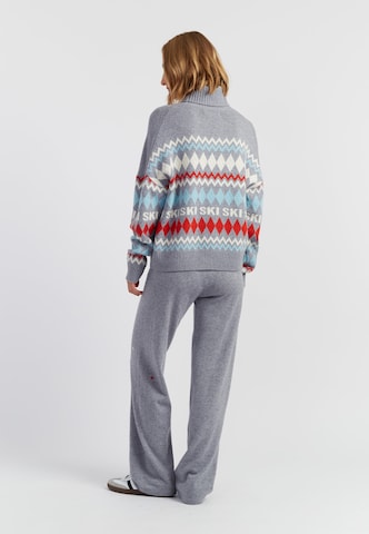 Chinti & Parker Pullover 'Snoopy Ski' i grå