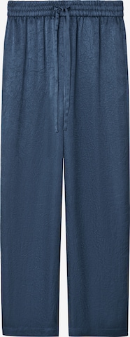 Wide leg Pantaloni de la Adolfo Dominguez pe albastru: față