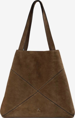 ScalpersShopper torba 'Laura' - smeđa boja: prednji dio