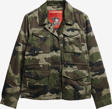 Superdry Übergangsjacke 'Military M65' in Grün: predná strana