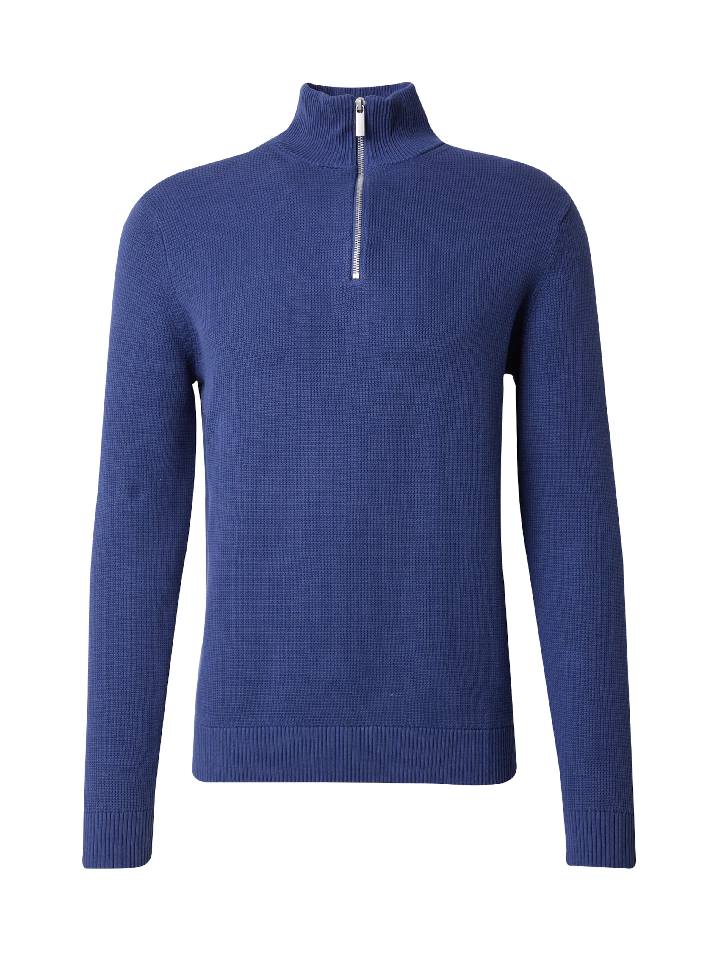 SELECTED Svetr 'SLHDane' – modrá: přední strana