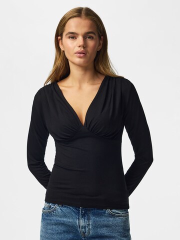 PIECES Shirt in Schwarz: Vorderseite