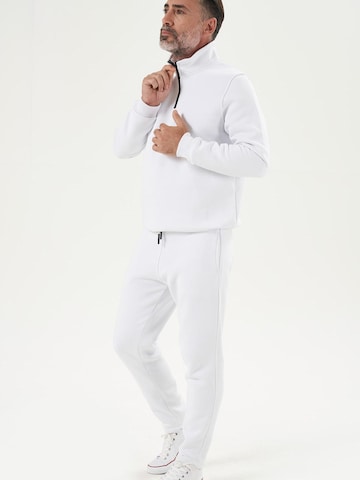 LOUIS LECLER Sweatshirt 'Remy' in Wit