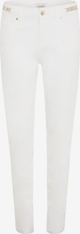 Morgan Slim fit Pants in White: front