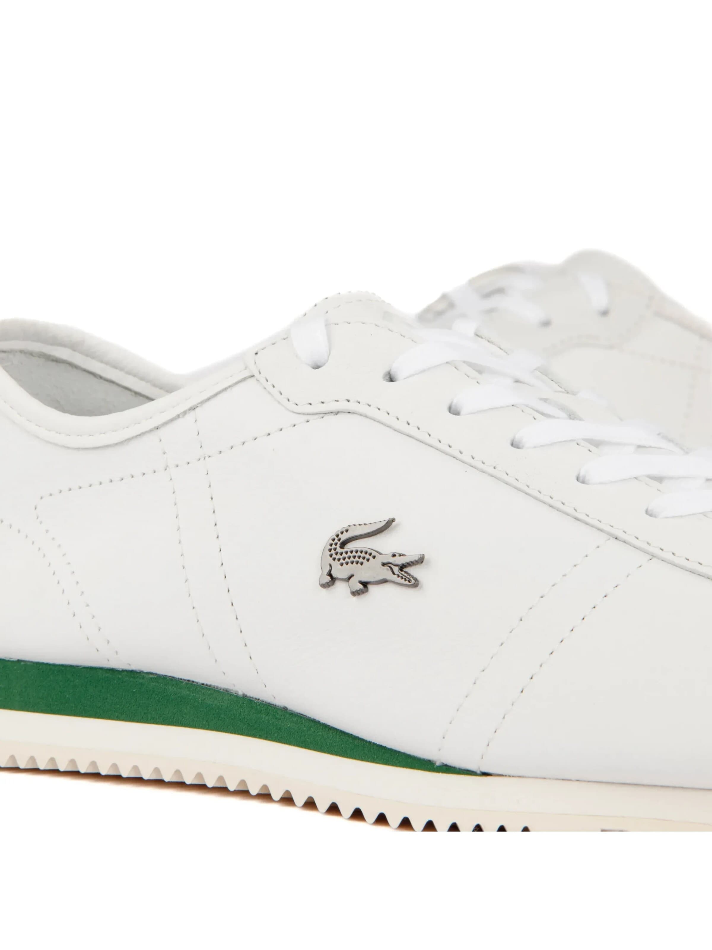 LACOSTE Veterschoen 'Club Low rend' in Wit